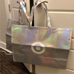Target silver Tote Bags